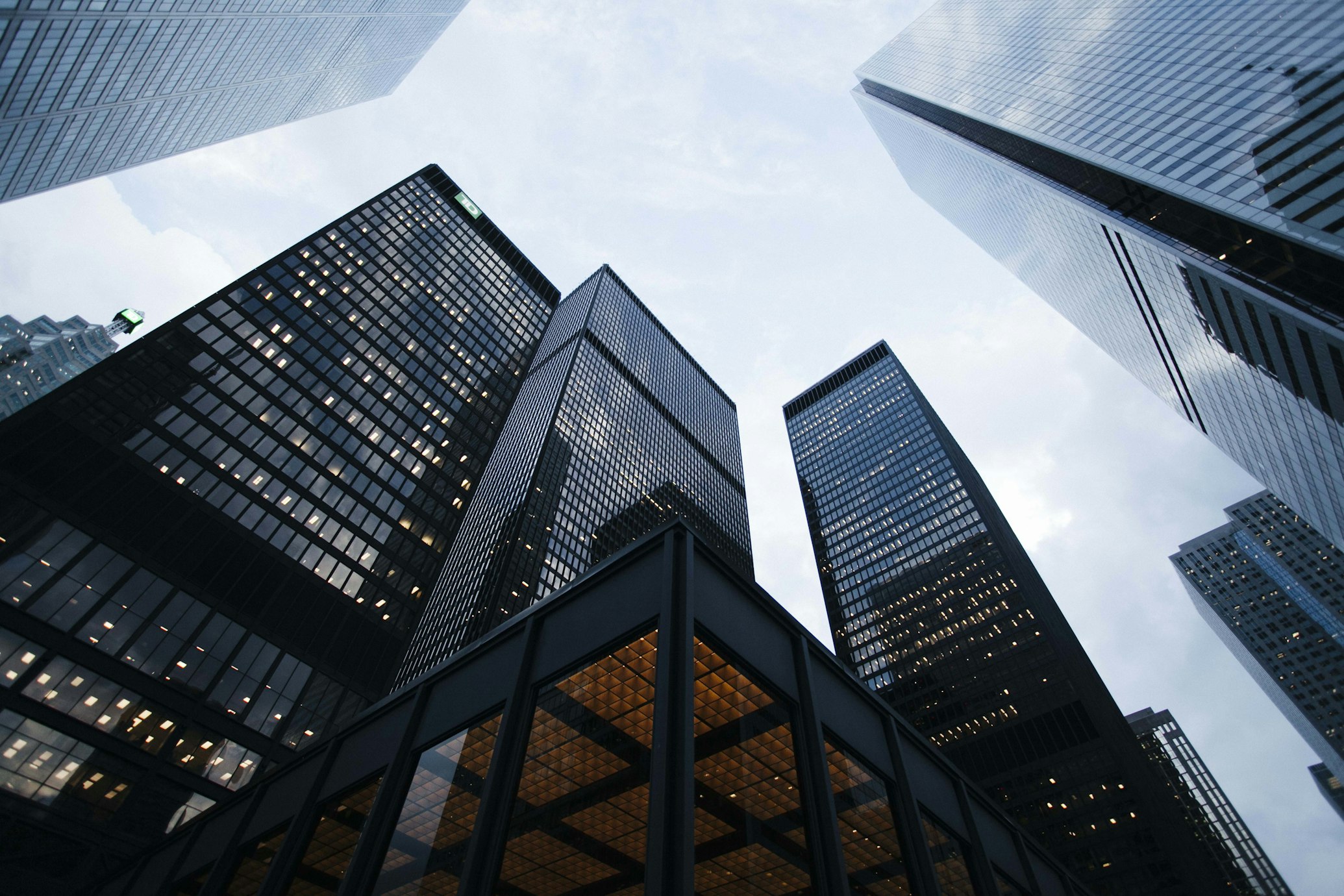 Modern high-rise urban development masterplan